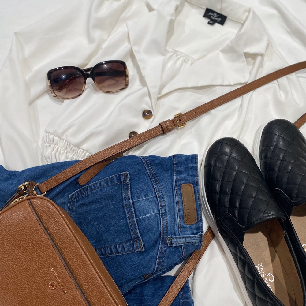 White Dressy Long Sleeve